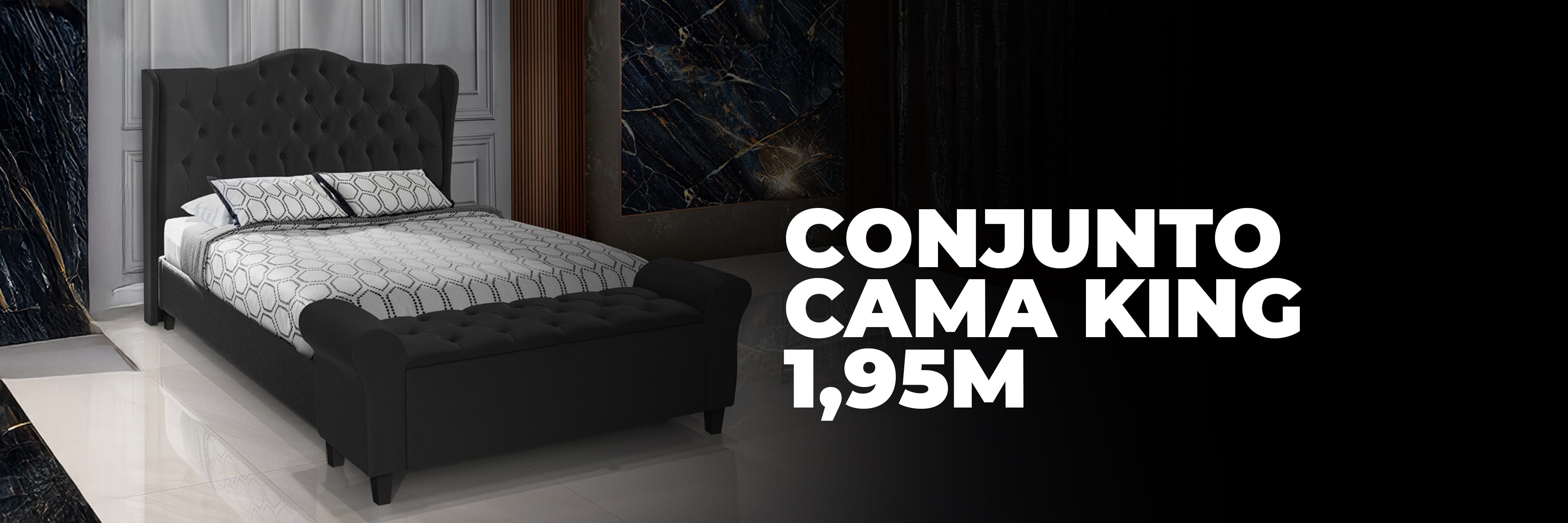 Conjunto Para Cama King 1,95m