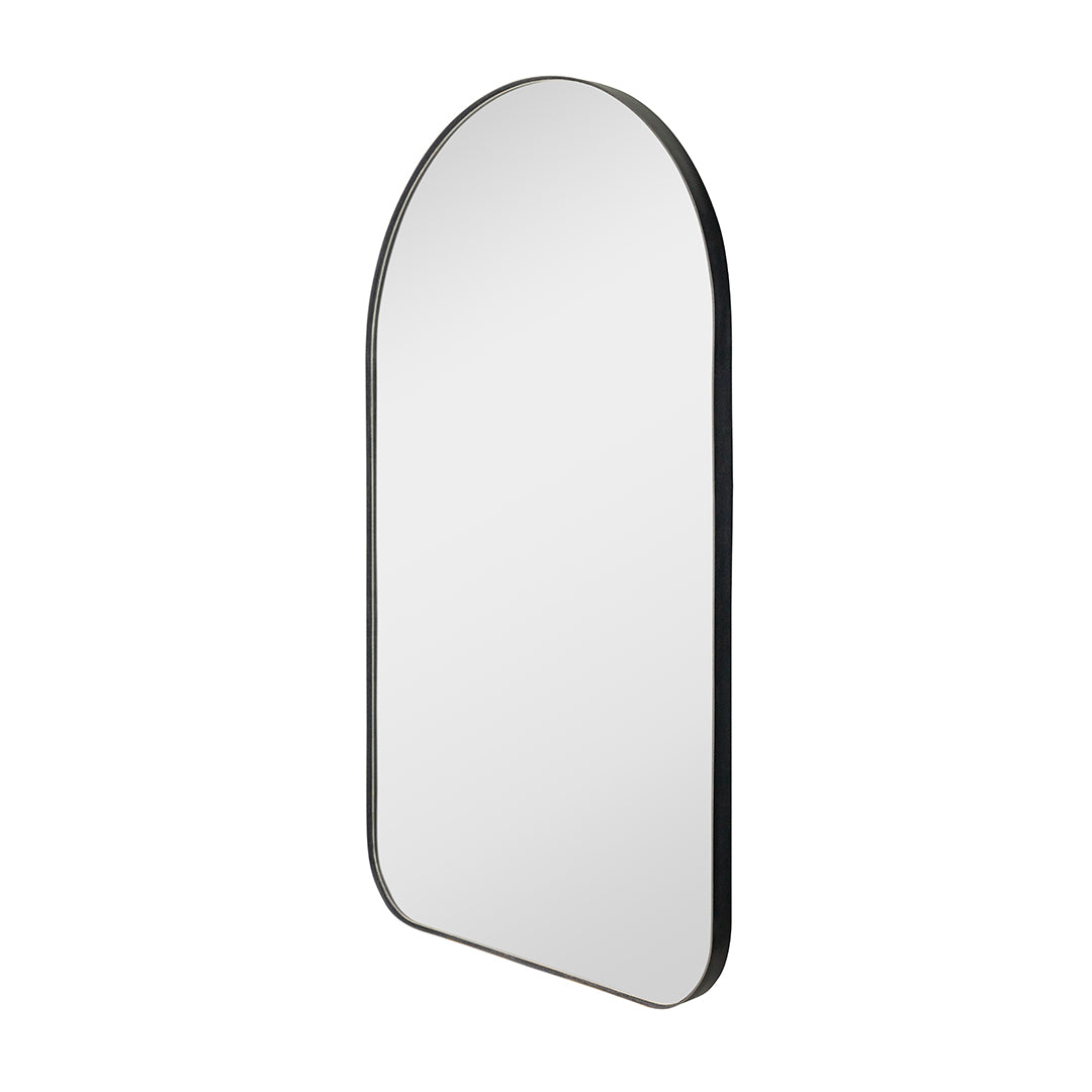 Espelho Modelo Capela 44x64cm Com Moldura em Couro Decoração Estilo Pinterest