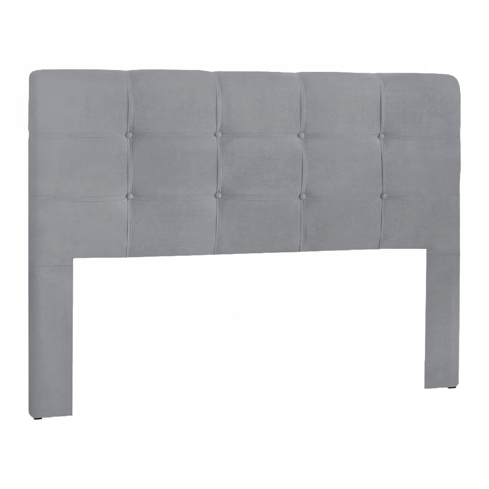 Cabeceira Estofada Hadassa para Cama Box King 195cm com Pés Fixação no Box- LH Móveis