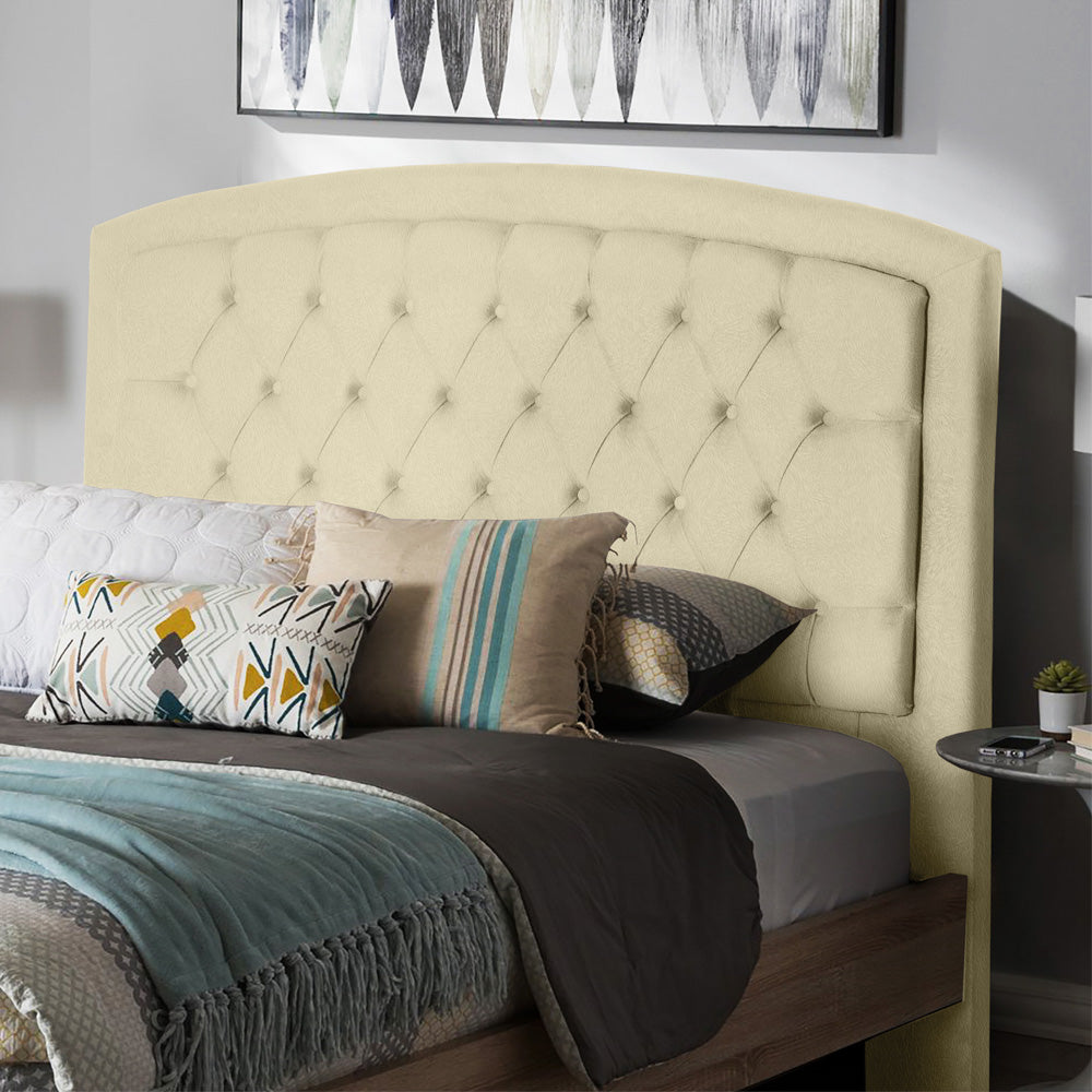 Cabeceira Capitonê com Botões para Cama Box Solteiro 90 cm Ibiza Várias Cores - LH Móveis