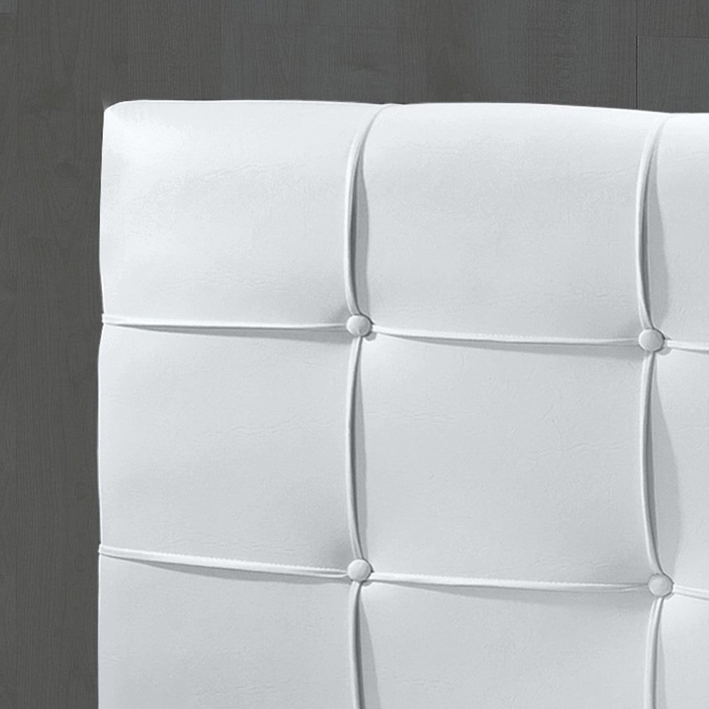 Cabeceira Estofada Hadassa para Cama Box Queen 160cm com Pés Fixação no Box- LH Móveis