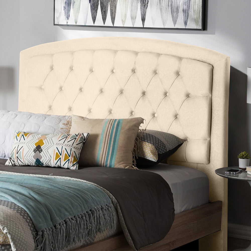 Cabeceira Capitonê com Botões para Cama Box Solteiro 90 cm Ibiza Várias Cores - LH Móveis