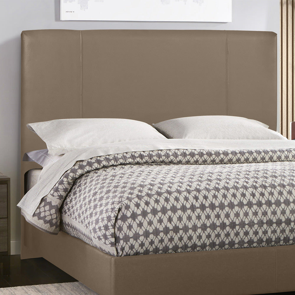 Cabeceira com Detalhe em Costura Munique para Cama Box Solteiro 90 cm com Pés Fixação no Box - LH Móveis