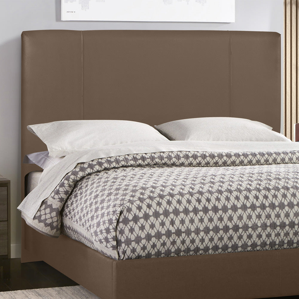 Cabeceira com Detalhe em Costura Munique para Cama Box Solteiro 90 cm com Pés Fixação no Box - LH Móveis