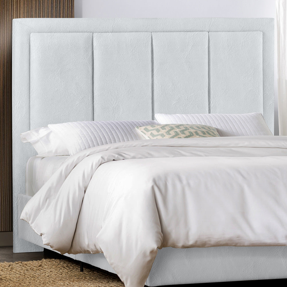 Cabeceira Estofada Veneza Luxo para Cama Box Casal 140 cm Estrutura em Madeira com Fixação no Box - LH Móveis