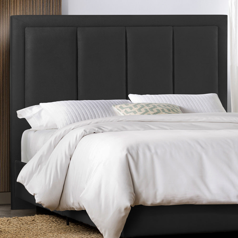 Cabeceira Estofada Veneza Luxo para Cama Box Casal 140 cm Estrutura em Madeira com Fixação no Box - LH Móveis