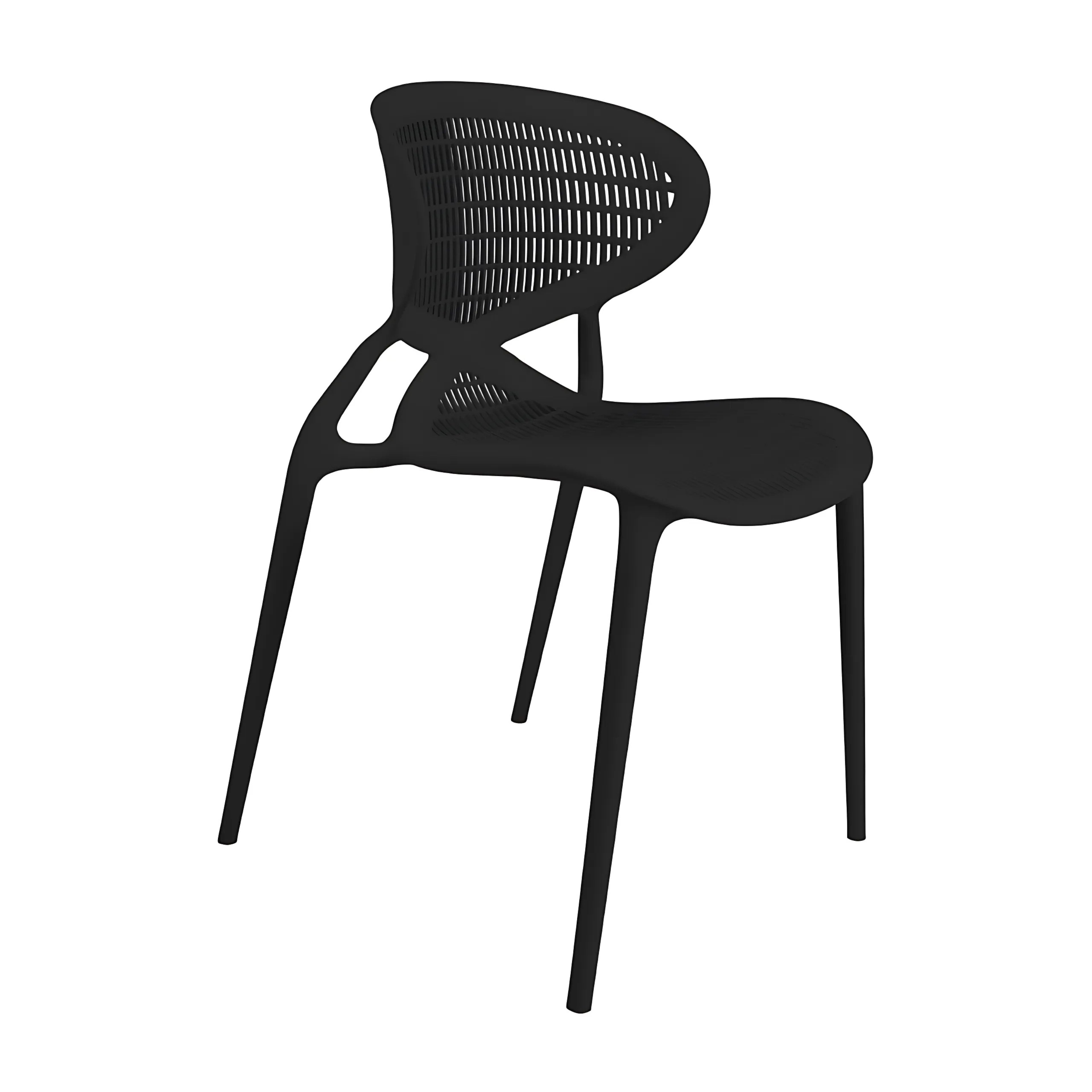 Cadeira Fixa Capri com Assento Anatômico com Proteção UV Versátil Para Todos os Ambientes- LH Móveis