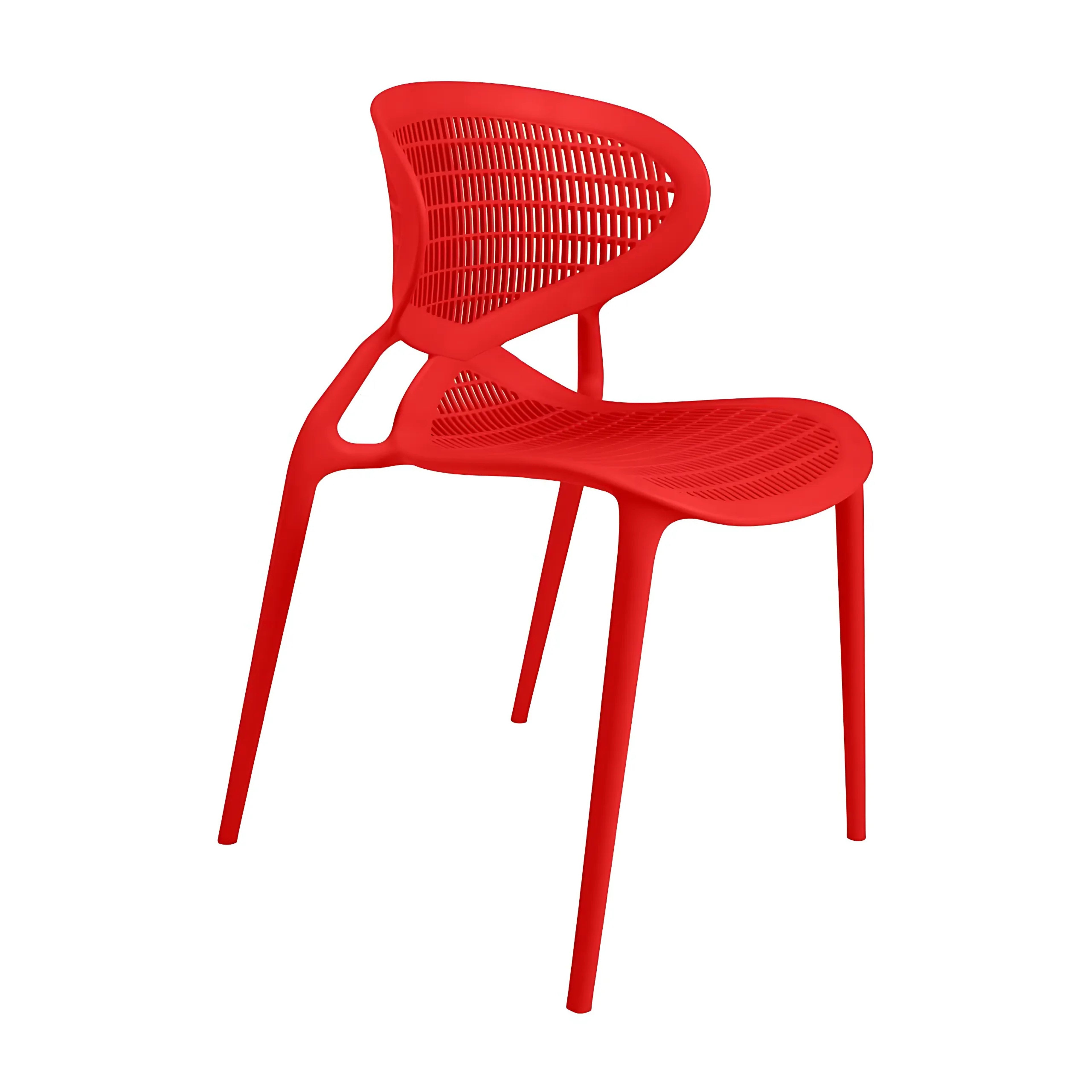 Cadeira Fixa Capri com Assento Anatômico com Proteção UV Versátil Para Todos os Ambientes- LH Móveis