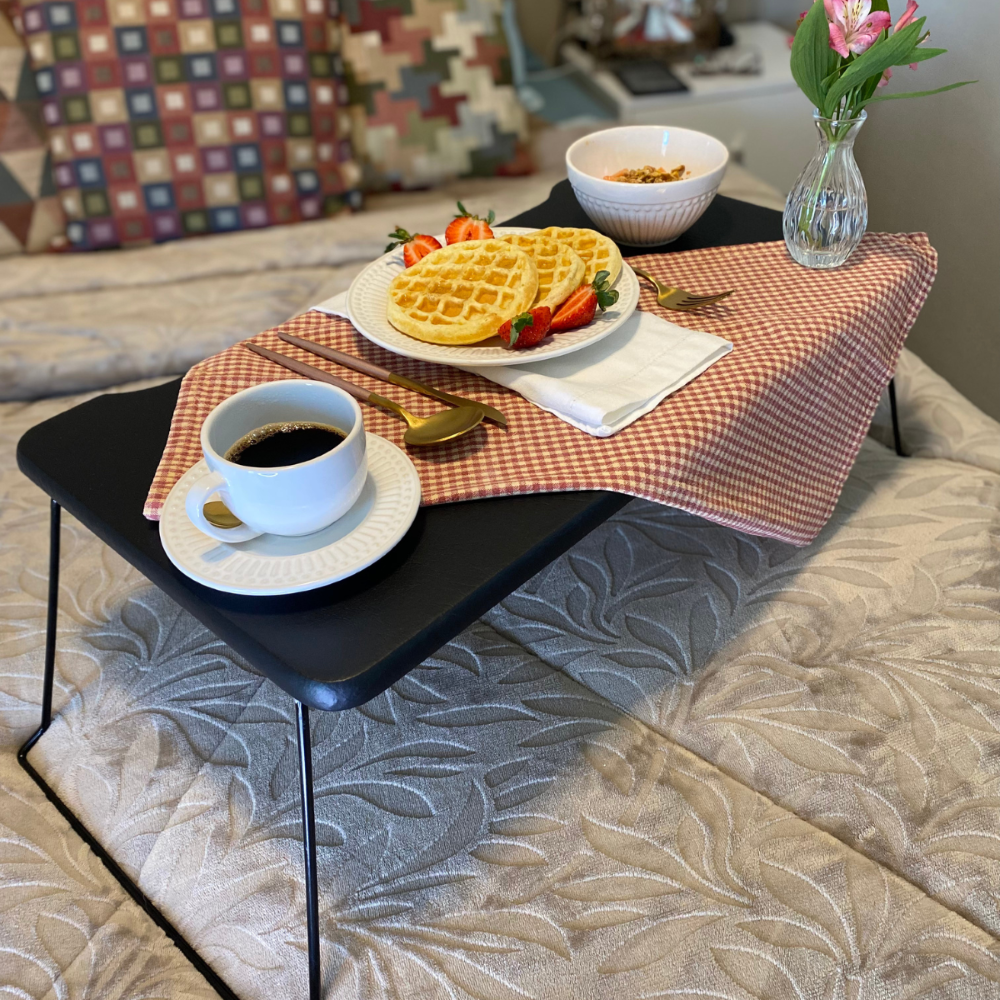 Suporte de Notebook Multiuso Portátil Ergonômico Dobrável Versátil - LH Móveis