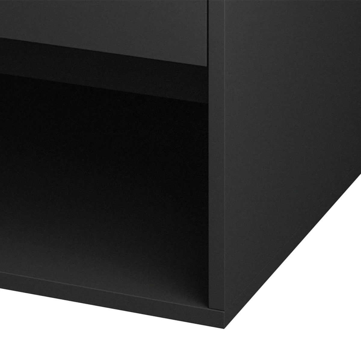 Mesa de Cabeceira Sofia Suspensa Com 1 Gaveta Corrediça Telescópica e Nicho - LH Móveis