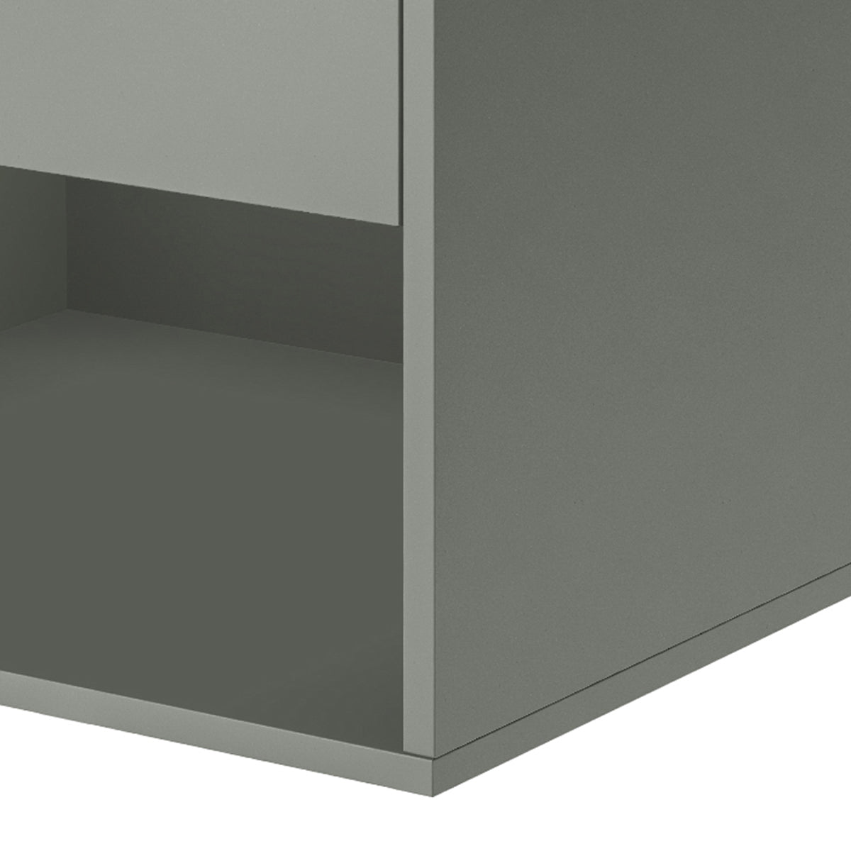 Kit 2 Mesas de Cabeceira Suspensa Sofia Com Nicho 1 Gavetas - LH Móveis