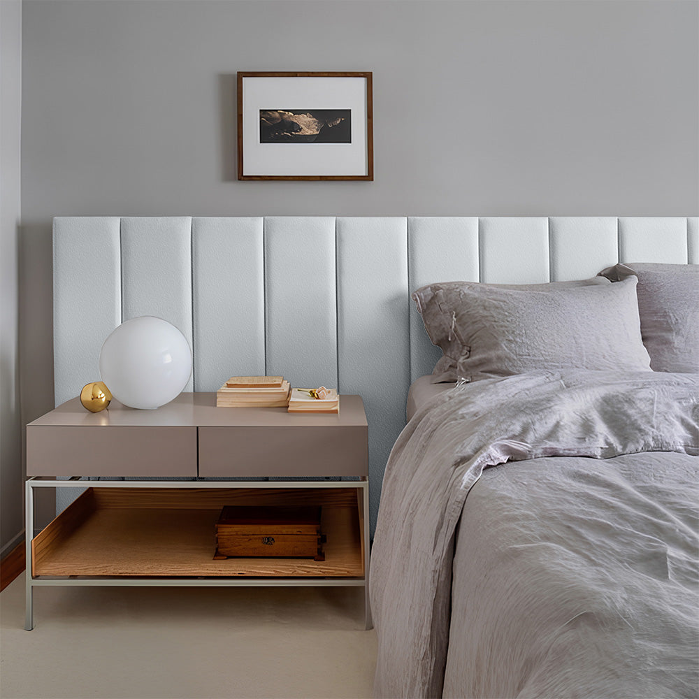 Módulo Estofado Adesivo 120x20cm Cabeceira em Placas Adesivas Unitárias - LH Móveis