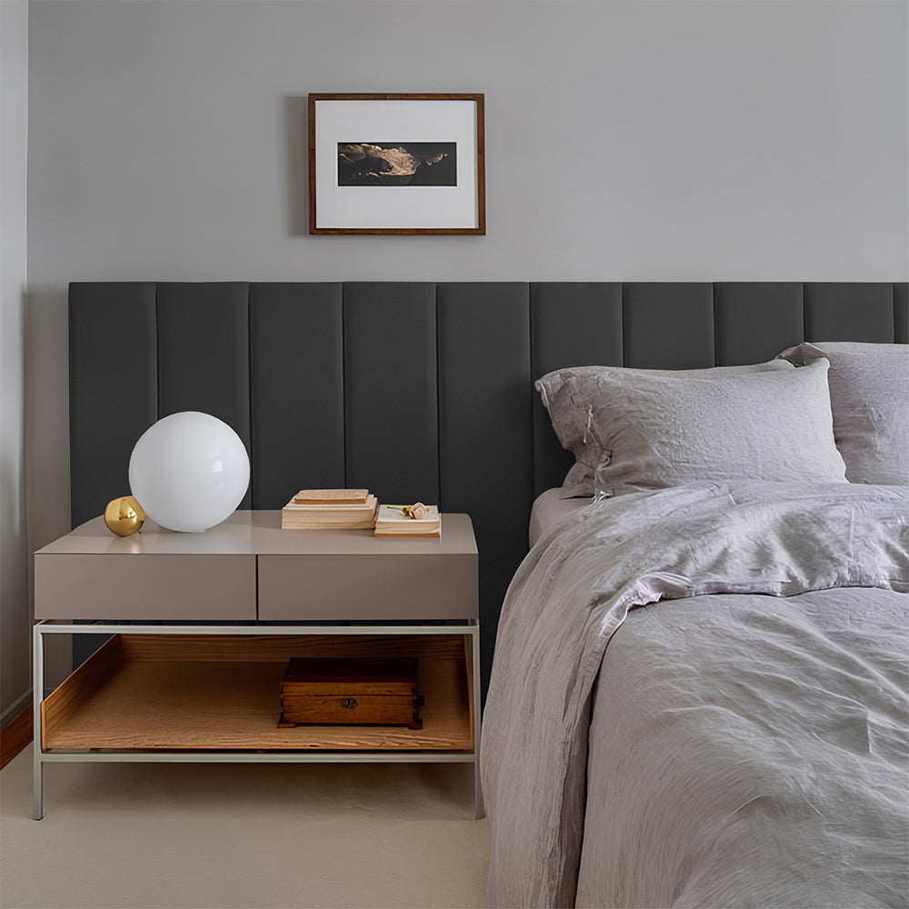 Módulo Estofado Adesivo 120x20cm Cabeceira em Placas Adesivas Unitárias - LH Móveis