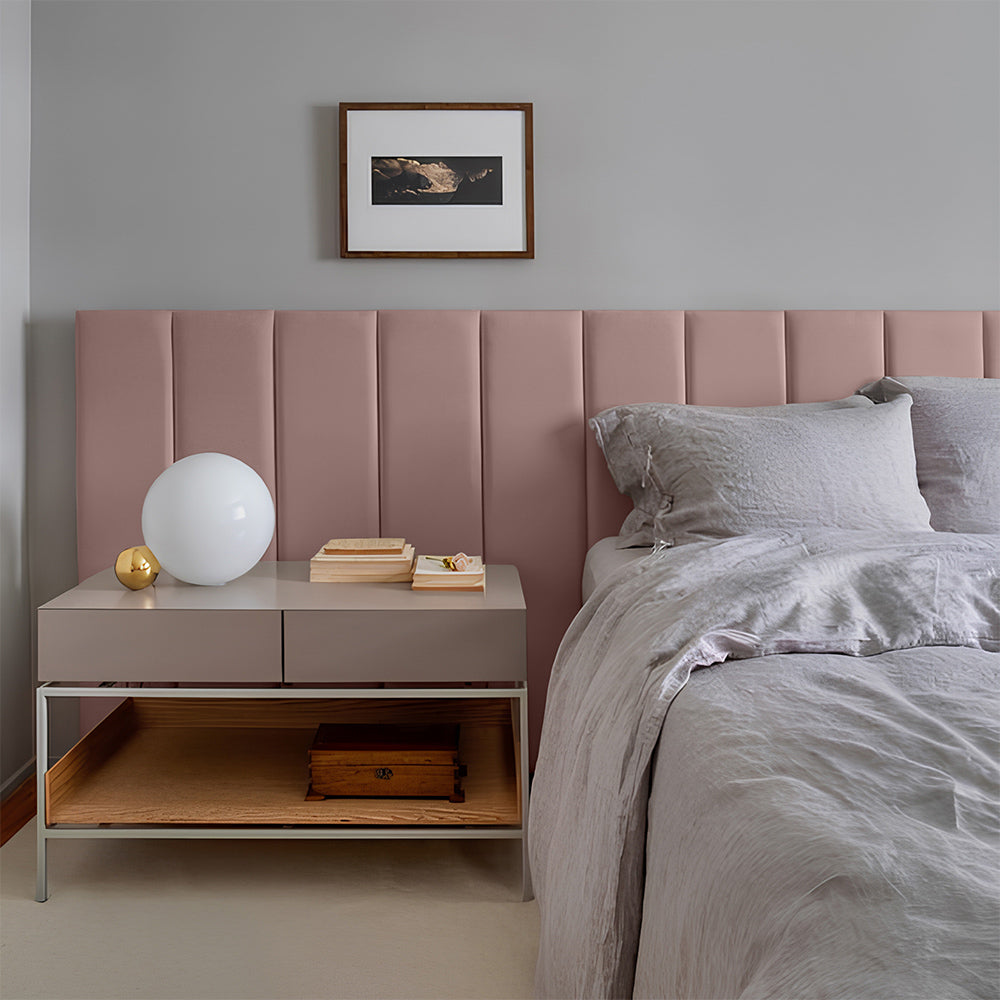 Módulo Estofado Adesivo 120x20cm Cabeceira em Placas Adesivas Unitárias - LH Móveis