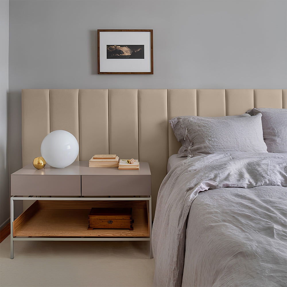 Módulo Estofado Adesivo 120x20cm Cabeceira em Placas Adesivas Unitárias - LH Móveis