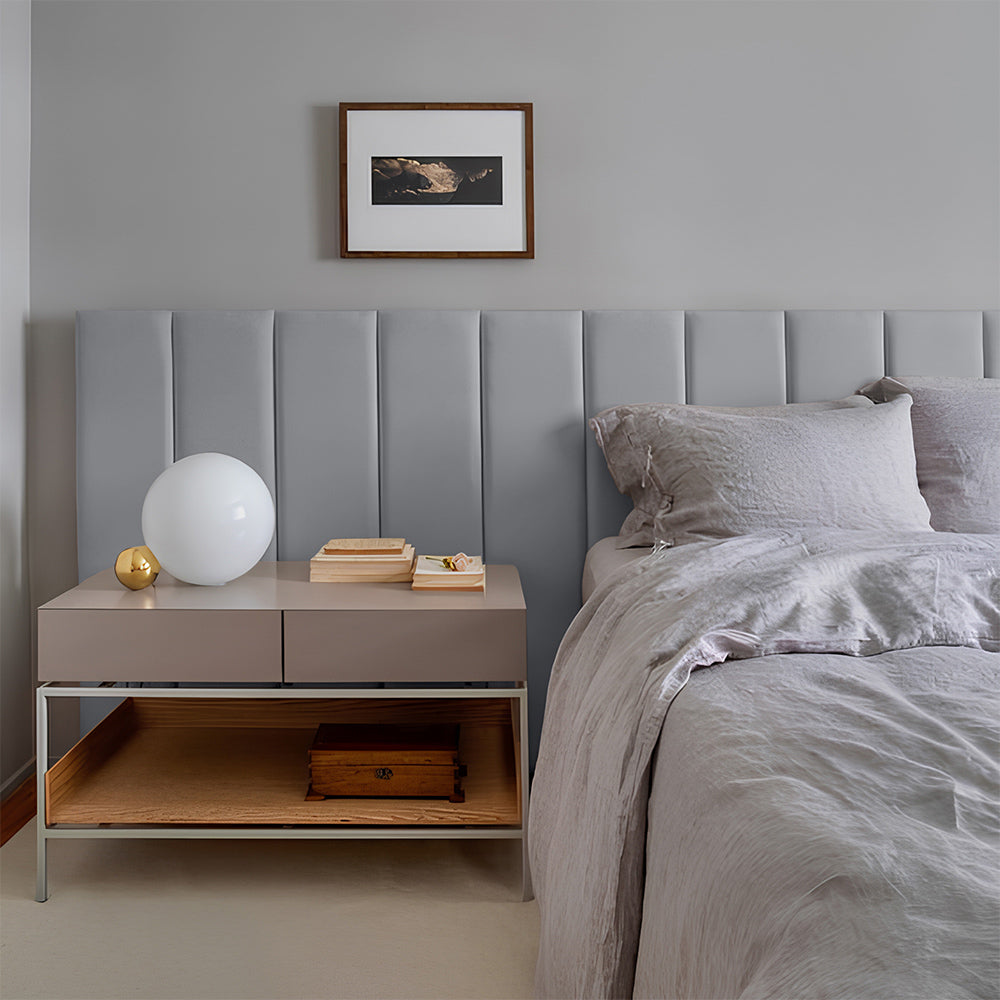 Módulo Estofado Adesivo 120x20cm Cabeceira em Placas Adesivas Unitárias - LH Móveis