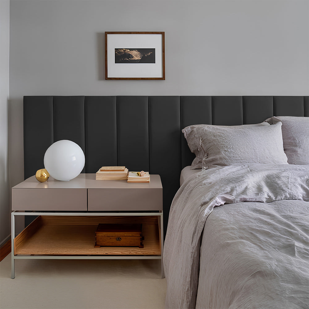 Módulo Estofado Adesivo 120x20cm Cabeceira em Placas Adesivas Unitárias - LH Móveis