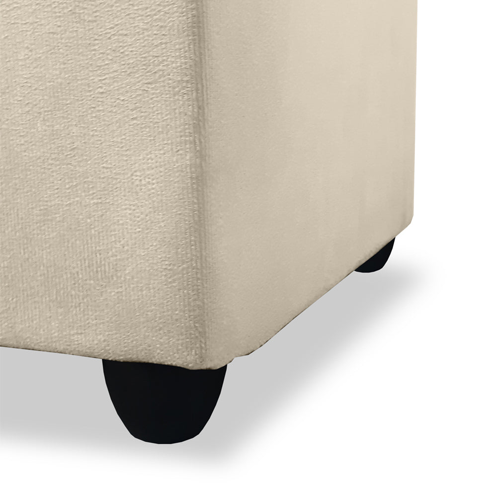 Baú Recamier Capitonê 85cm Para Cama Solteiro Intense Várias Cores - LH Móveis