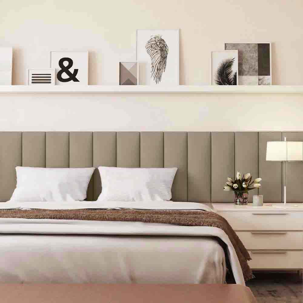 Módulo Estofado Adesivo 60x20 Para Cabeceira Placa Linear Unitário Várias Cores - LH Móveis