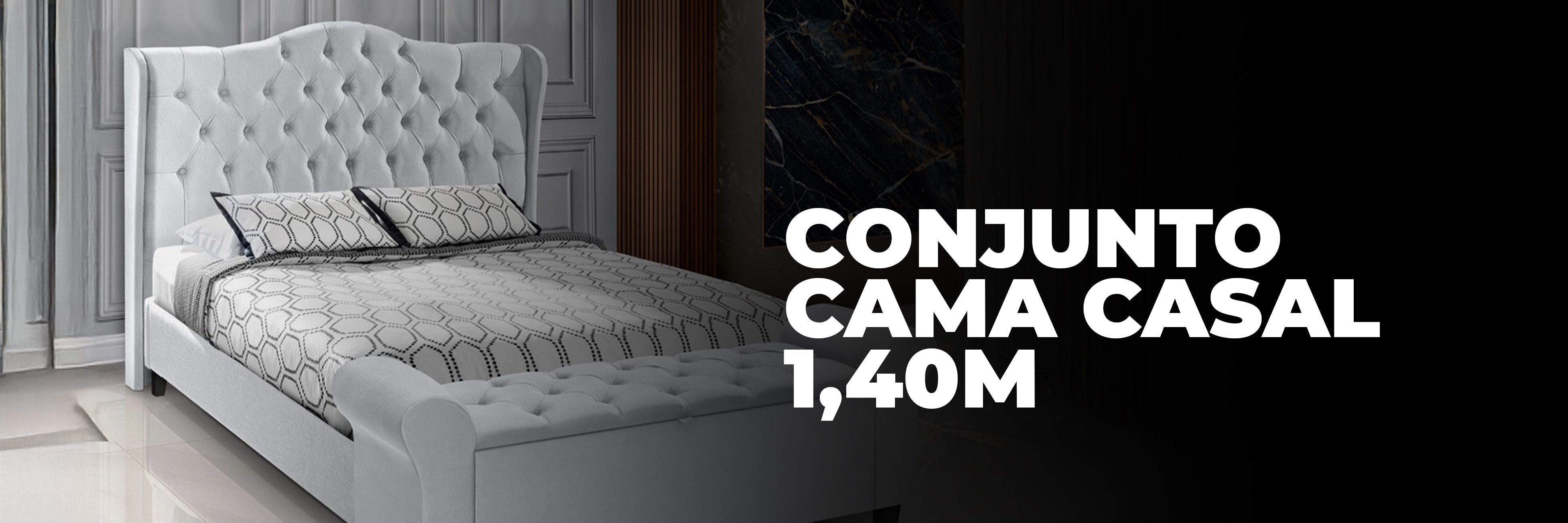 Conjunto Para Cama Casal 1,40m