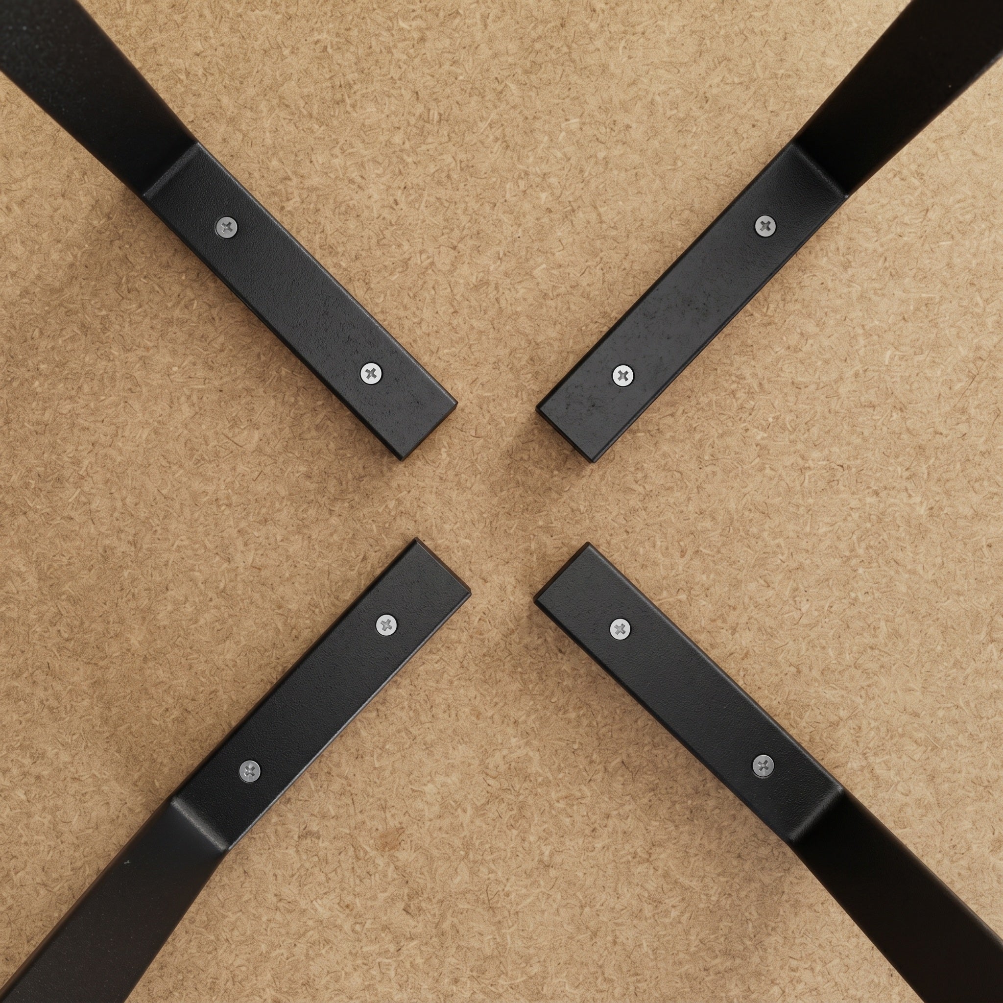 Mesa de Jantar e Reunião Requinte 90 cm Redonda Tampo MDF Estilo Industrial Pés Aço Design Moderno Resistente - LH Móveis