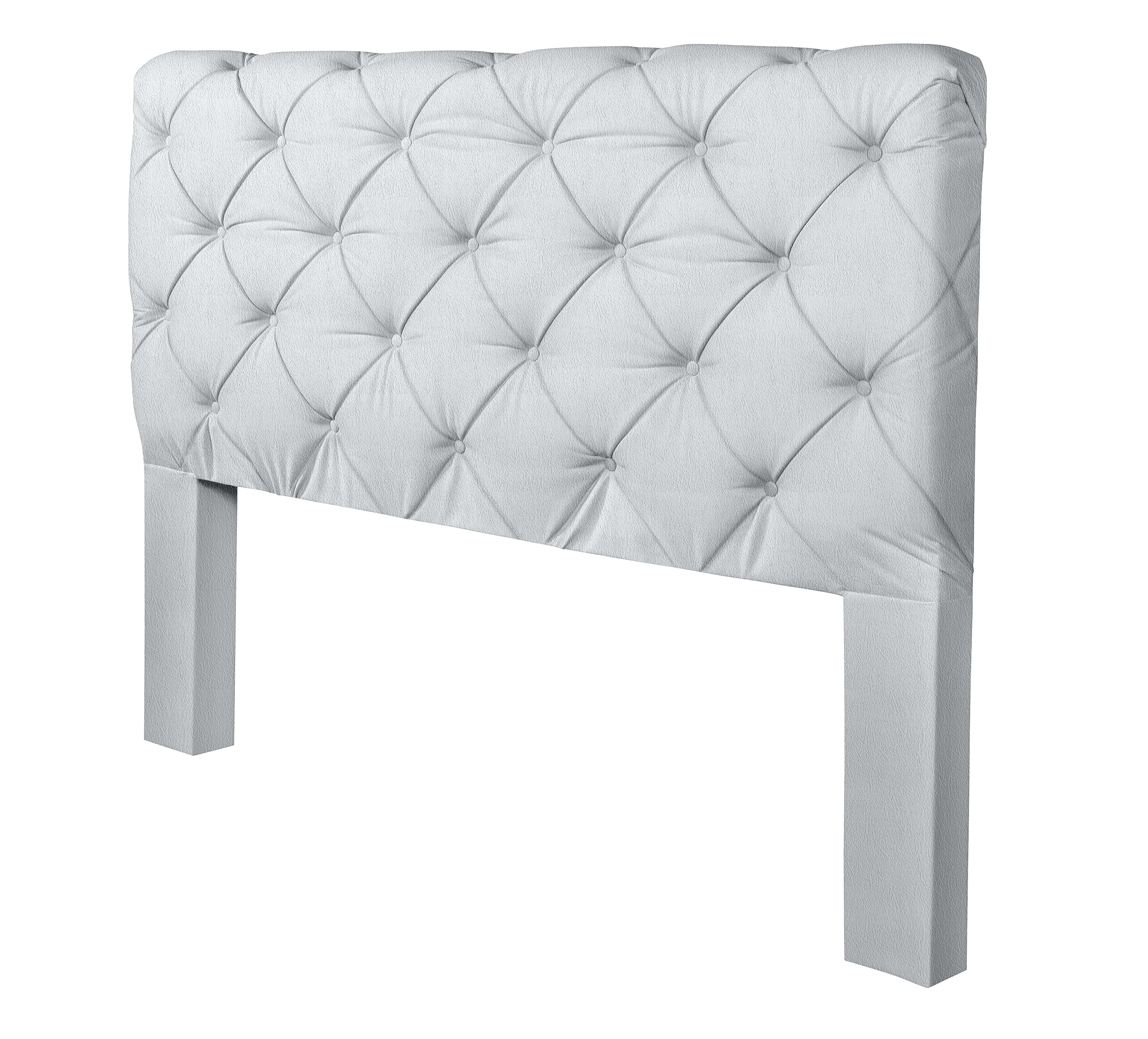 Cabeceira Montreal Estofada para Cama Box King 195cm Fixação no Box Detalhe Capitonê - LH Móveis
