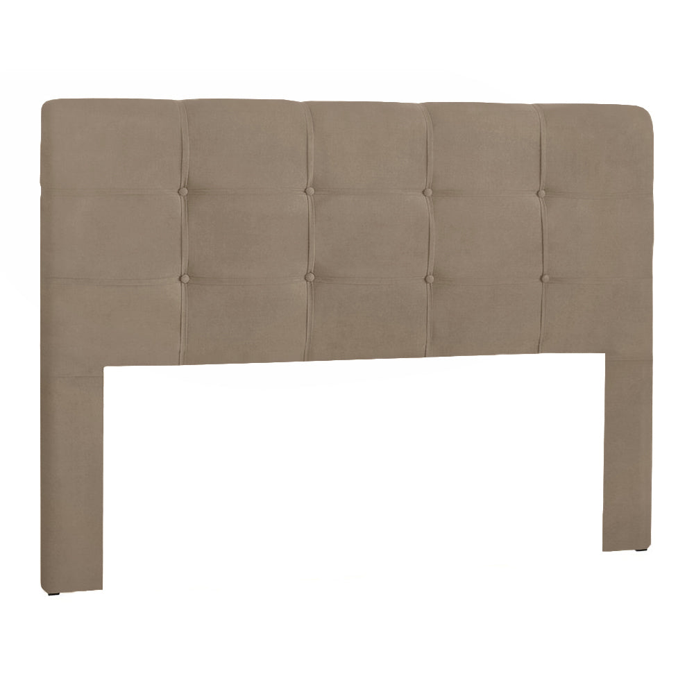 Cabeceira Estofada Hadassa para Cama Box Queen 160cm com Pés Fixação no Box- LH Móveis
