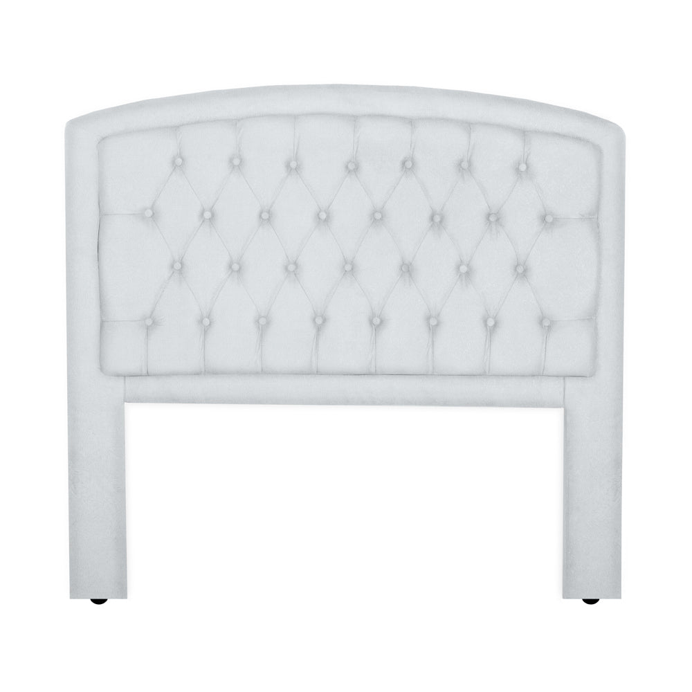 Cabeceira para Cama Box Queen 160 cm Ibiza Detalhe Capitonê com Pés Fixação no Box - LH Móveis