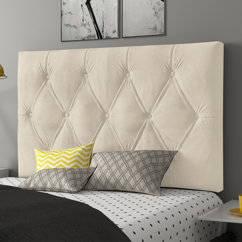 Cabeceira Painel Capitonê para Cama Box Solteiro 90 cm Intense Fixação na Parede Várias Cores - LH Móveis