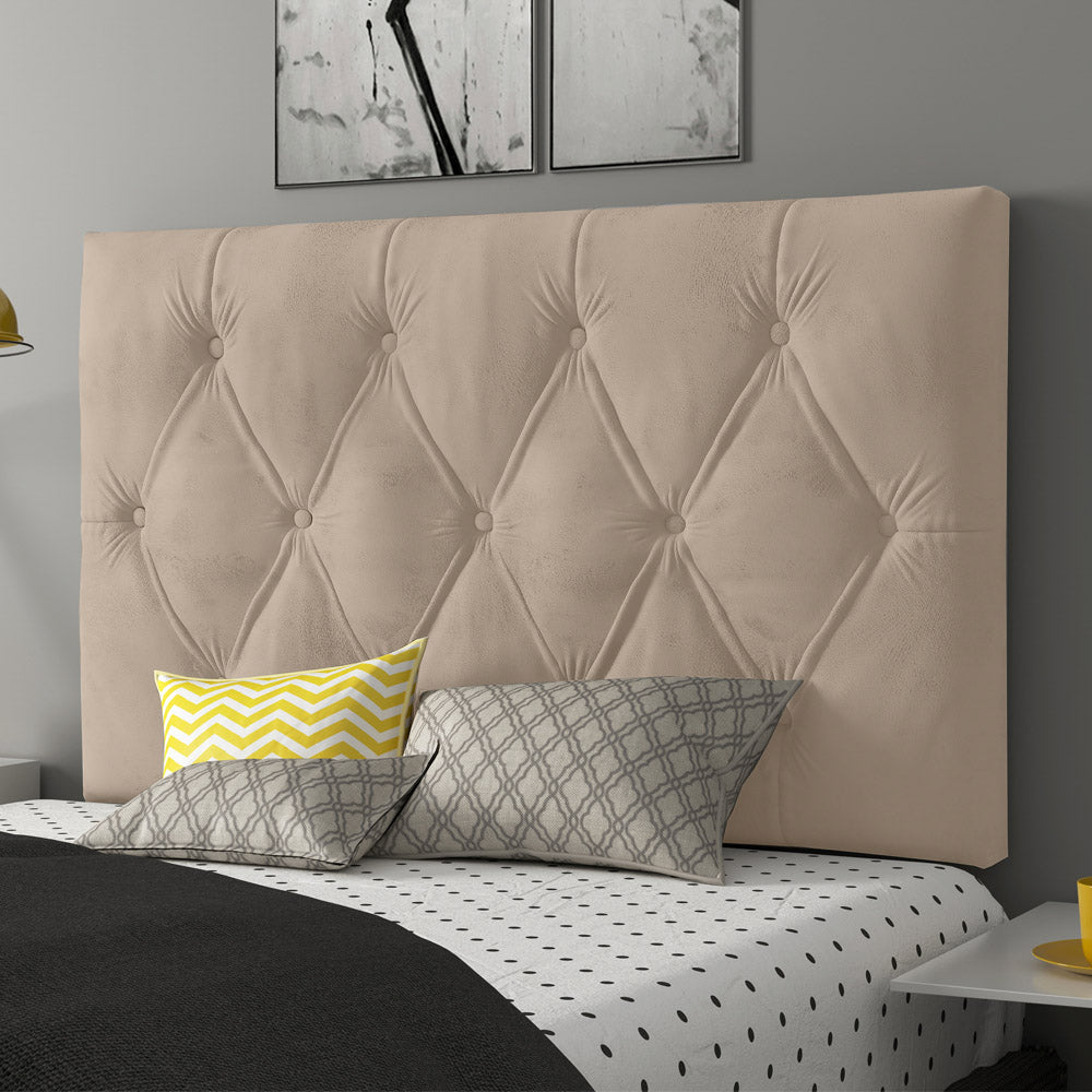Cabeceira Painel Capitonê para Cama Box Solteiro 90 cm Intense Fixação na Parede Várias Cores - LH Móveis