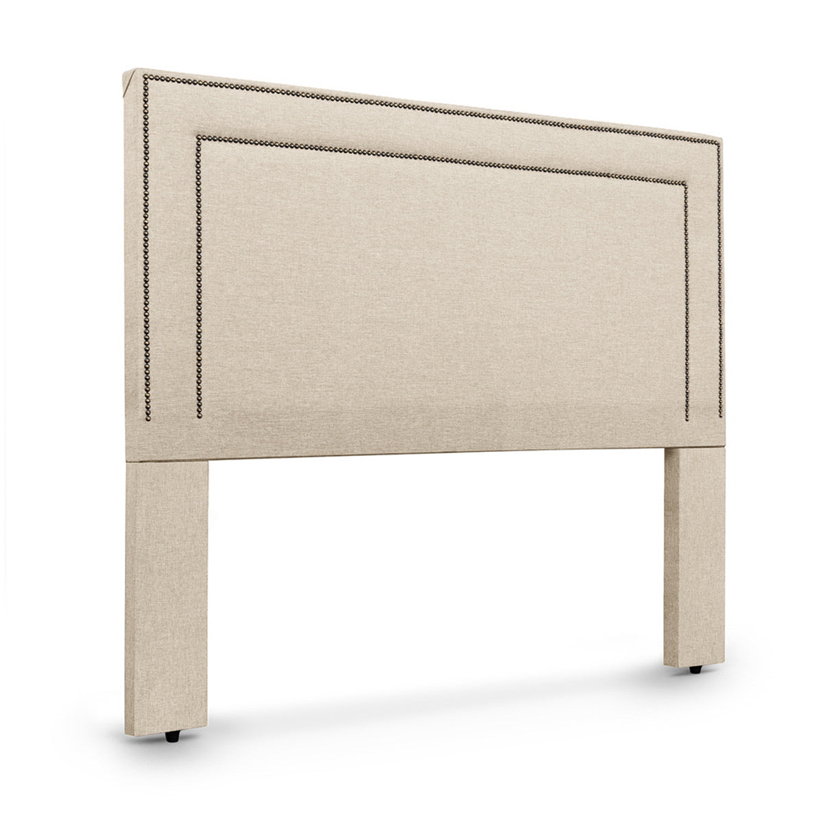 Cabeceira com Tachinhas de Metal para Cama Box Solteiro 90 cm Madri Várias Cores - LH Móveis