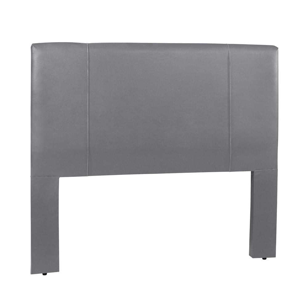 Cabeceira com Detalhe em Costura Munique para Cama Box Solteiro 90 cm com Pés Fixação no Box - LH Móveis