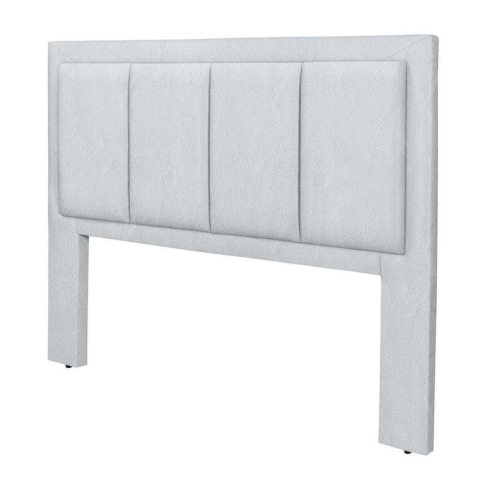 Cabeceira Veneza Estofada Luxo para Cama Box King 195 cm Detalhe em Alto Relevo com Pés - LH Móveis
