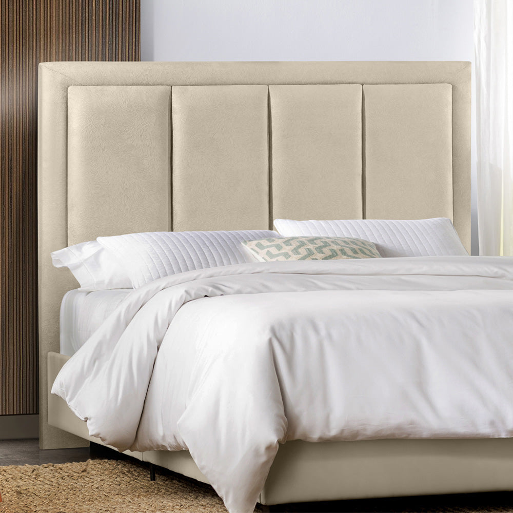 Cabeceira Estofada Luxo para Cama Box Solteiro 90 cm Veneza Várias Cores - LH Móveis