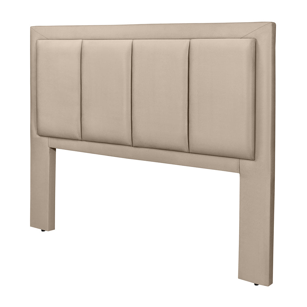Cabeceira Estofada Veneza Luxo para Cama Box Casal 140 cm Estrutura em Madeira com Fixação no Box - LH Móveis