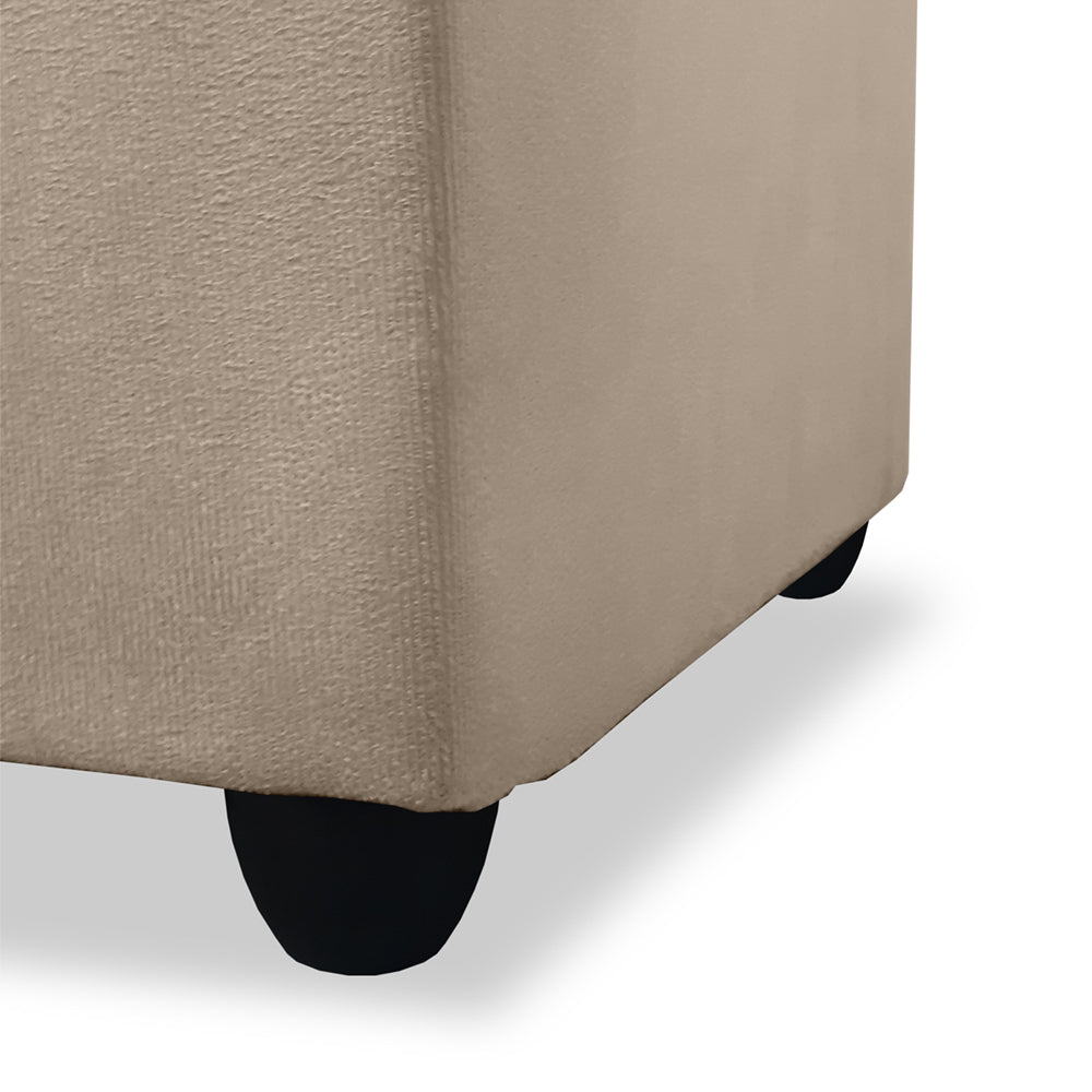 Baú Recamier  155cm Para Cama Queen Intense Detalhe Capitonê Estrutura em Madeira Várias Cores - LH Móveis