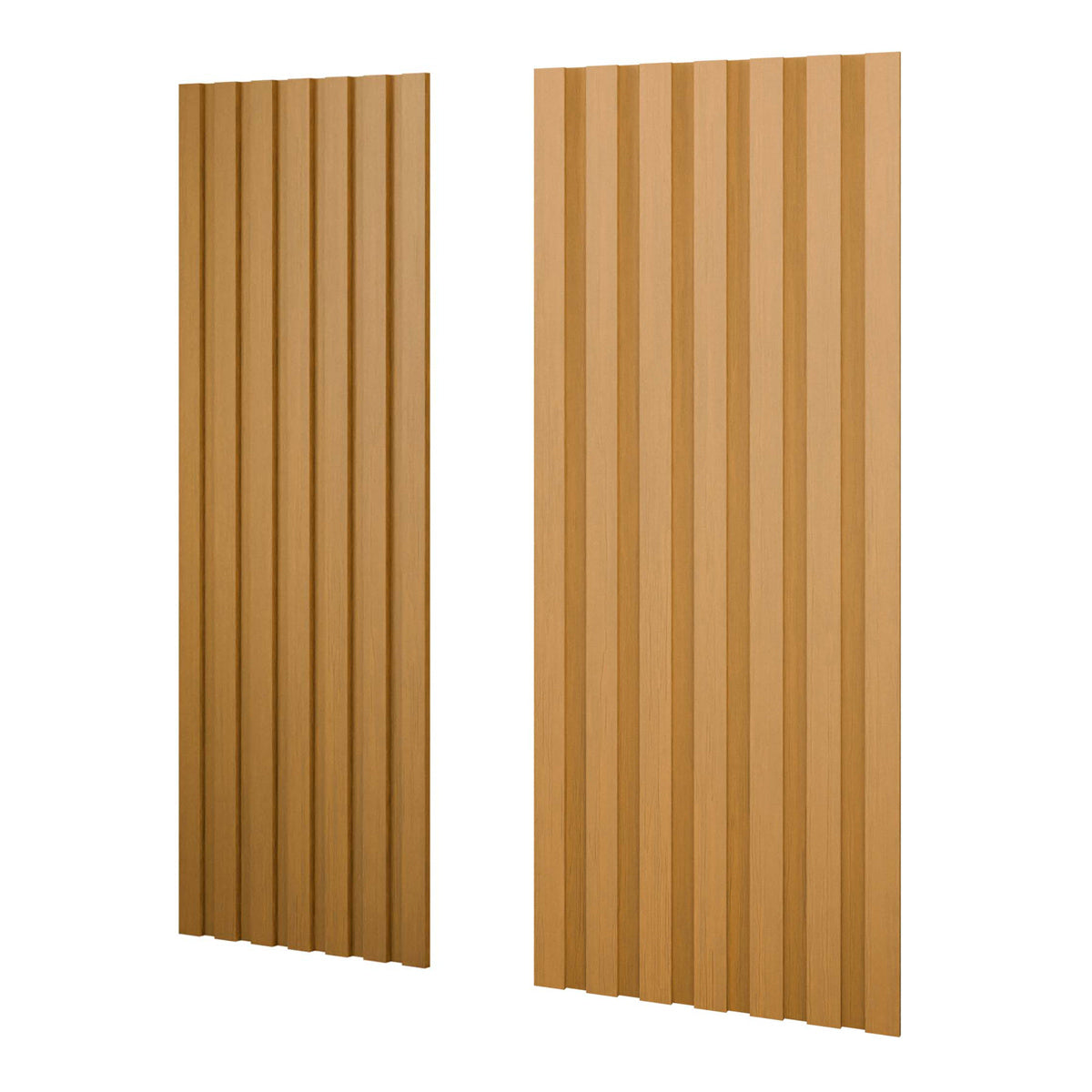 Kit 2 Módulos Ripados 115x52,5cm Placas Decorativas Para Quarto Sala De Estar - LH Móveis