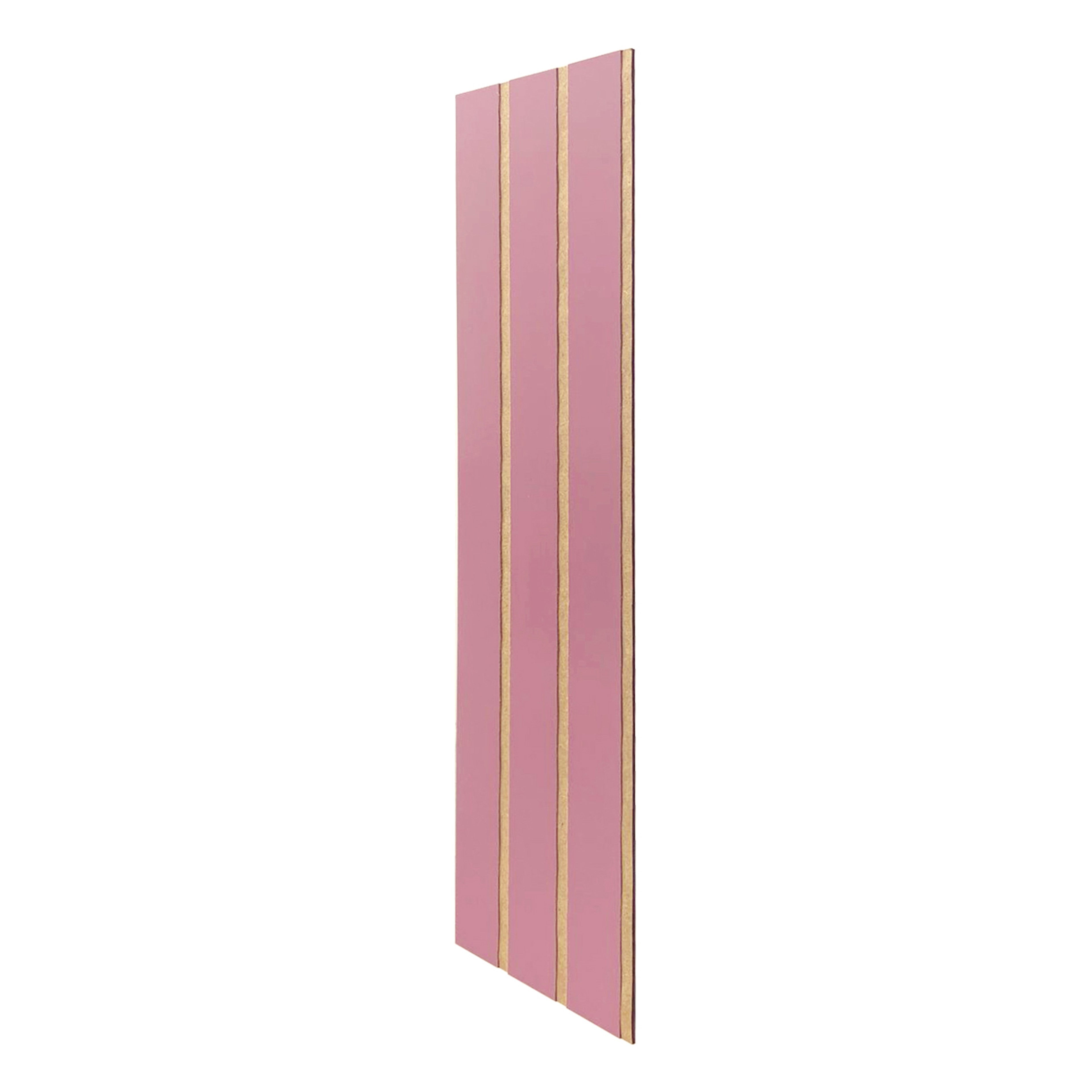 Kit 10 Ripados Módulos Adesivos 45x10 em MDF Para Decoração Acompanha Dupla Face - LH Móveis