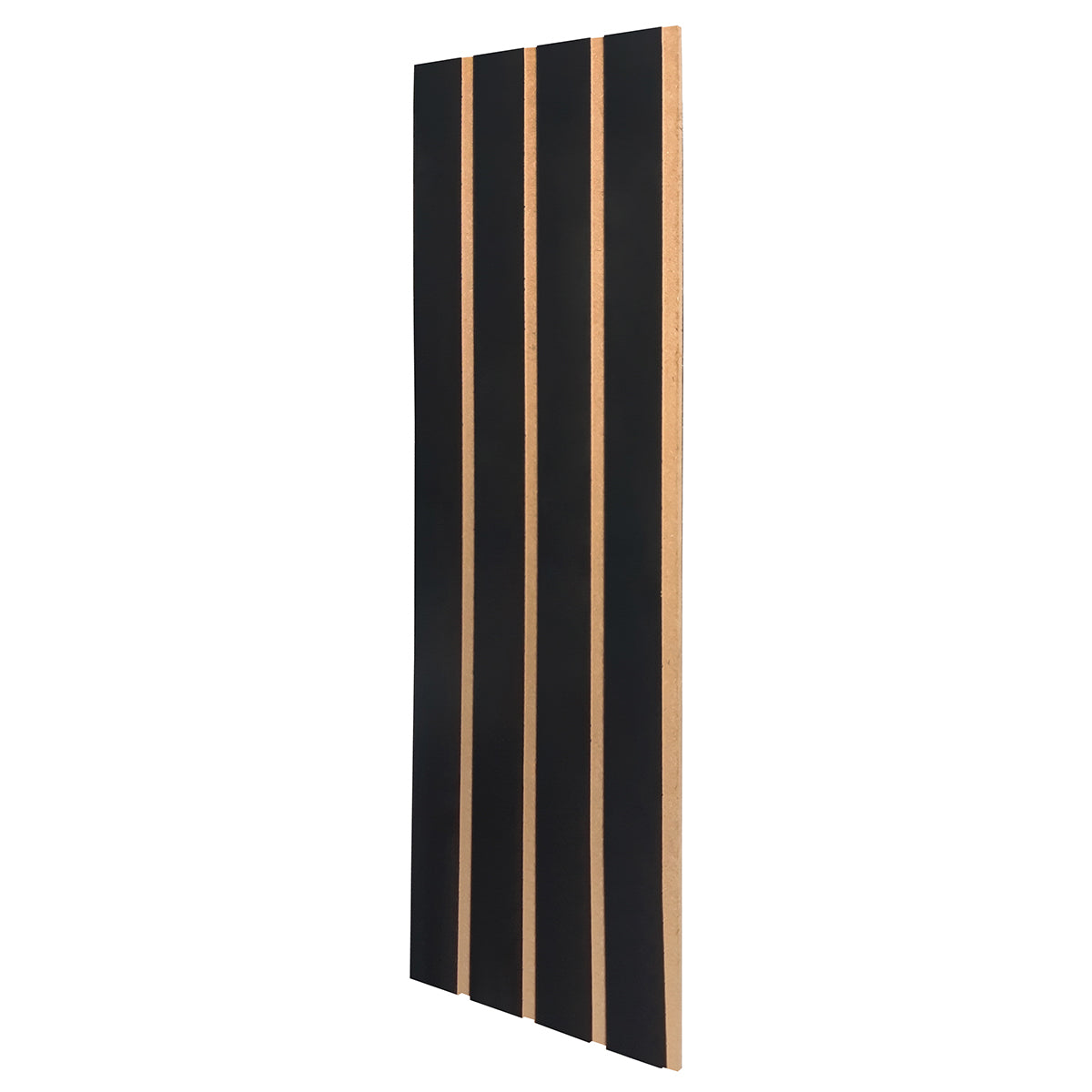 Placa Adesiva em MDF Ripado 53x15 10 Unidades Para Decoração - LH Móveis
