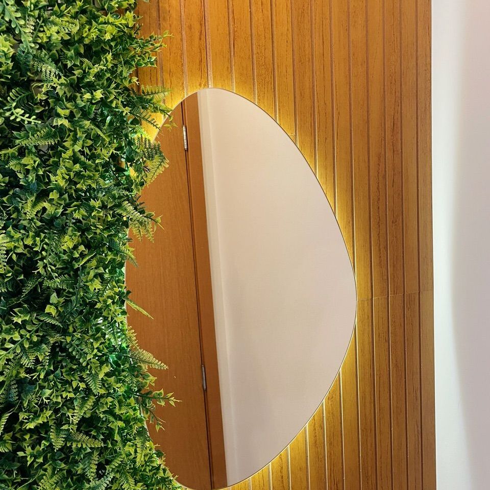 Kits Módulo Ripado Placa 45x10 Painel Autoadesivo em MDF Decorativo Fácil Instalação - LH Móveis