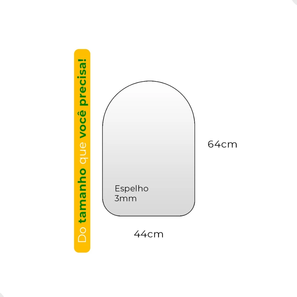 Espelho Modelo Capela 44x64cm Com Moldura em Couro Decoração Estilo Pinterest